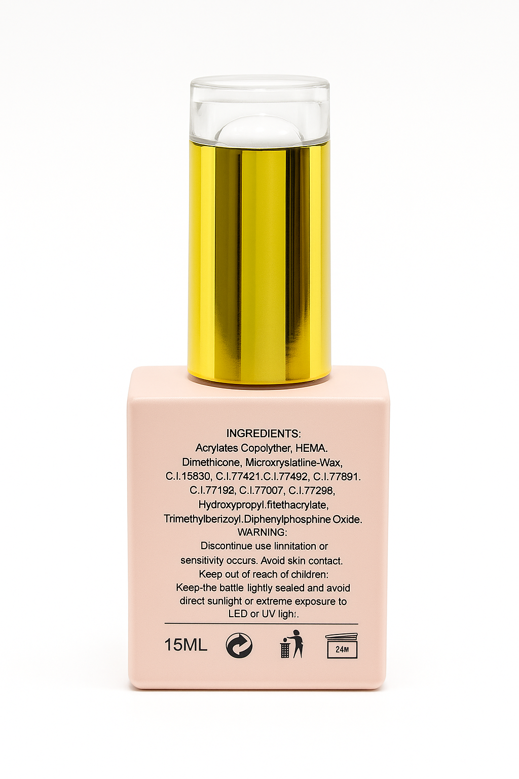 Esmalte de Gel Blanco Intenso